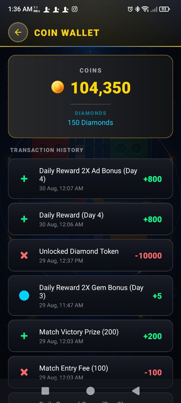 Coin & Diamond Wallet