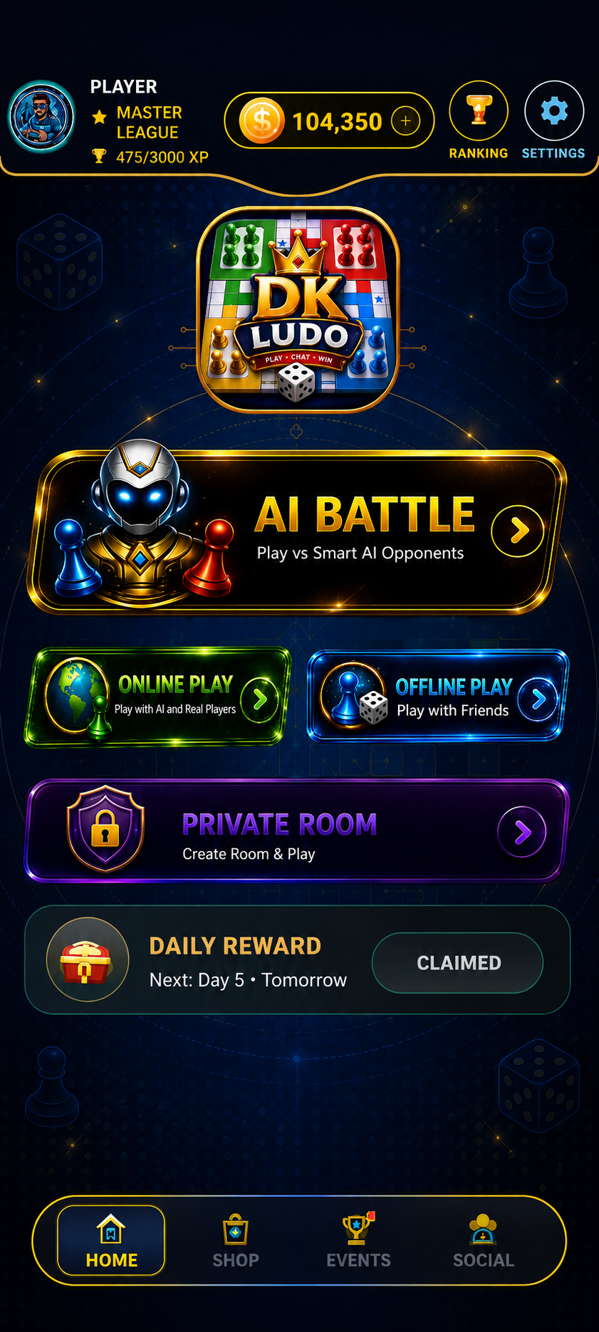DK Ludo Home Arena Screenshot